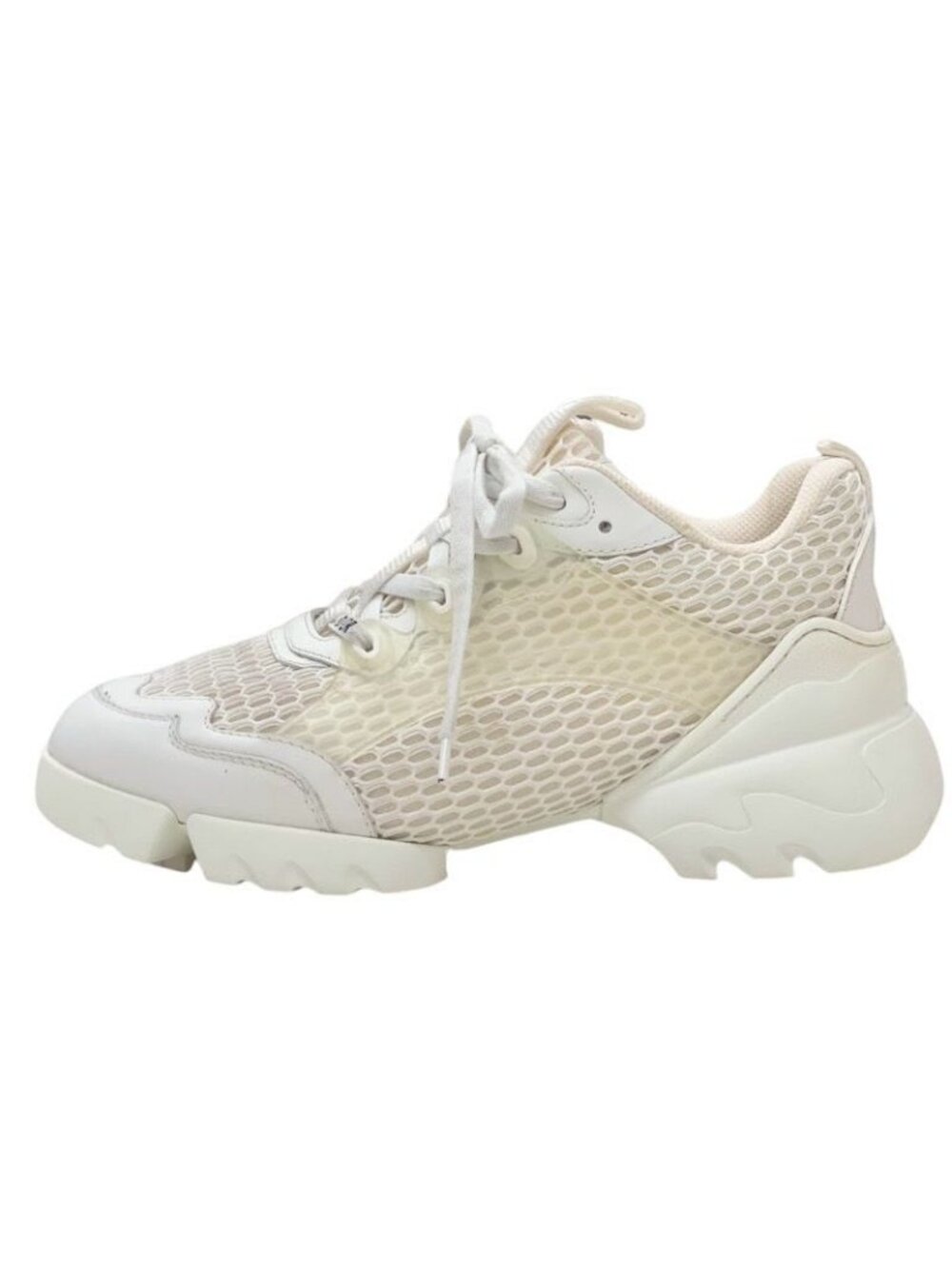 Christian Dior Sneakers Shoes Mesh White - Picture 3 of 9